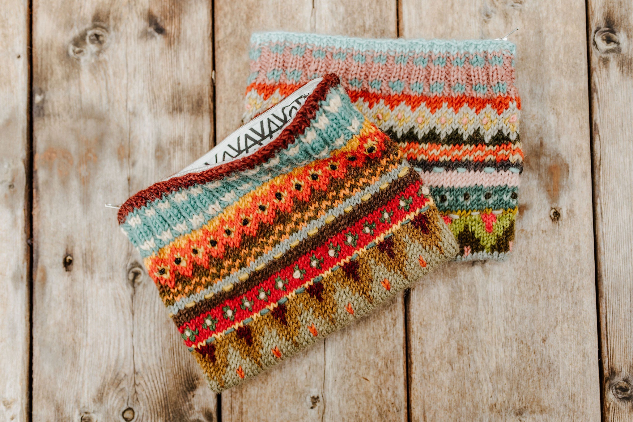 Fair Isle Jewelry Pouches – tarahandknits